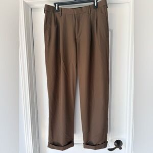 Haggar Men's Brown Chinos